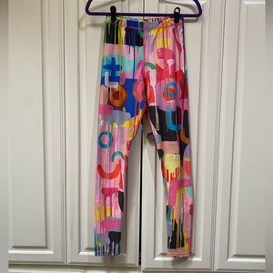 TIFF Manuell painted print leggings